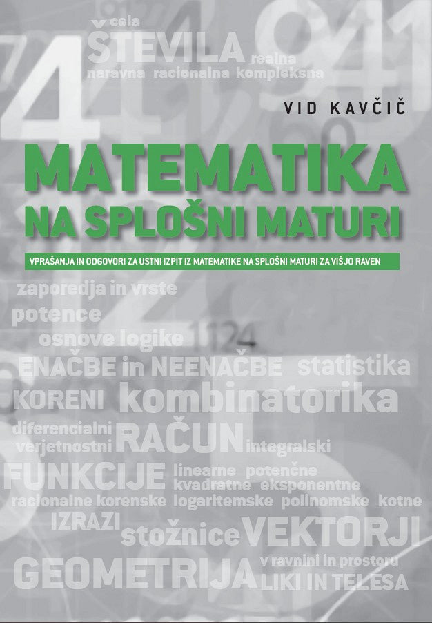 Matematika na splošni maturi, višja raven (Matura 2027)