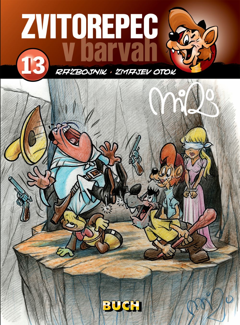 Zvitorepec v barvah 13: Razbojnik; Zmajev otok