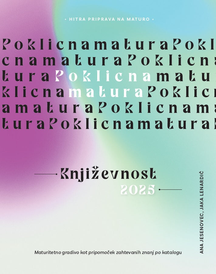 POKLICNA MATURA - KNJIŽEVNOST 2025