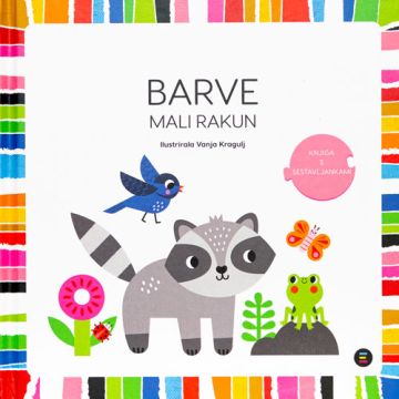 Barve: Mali rakun (knjiga s sestavljankami)