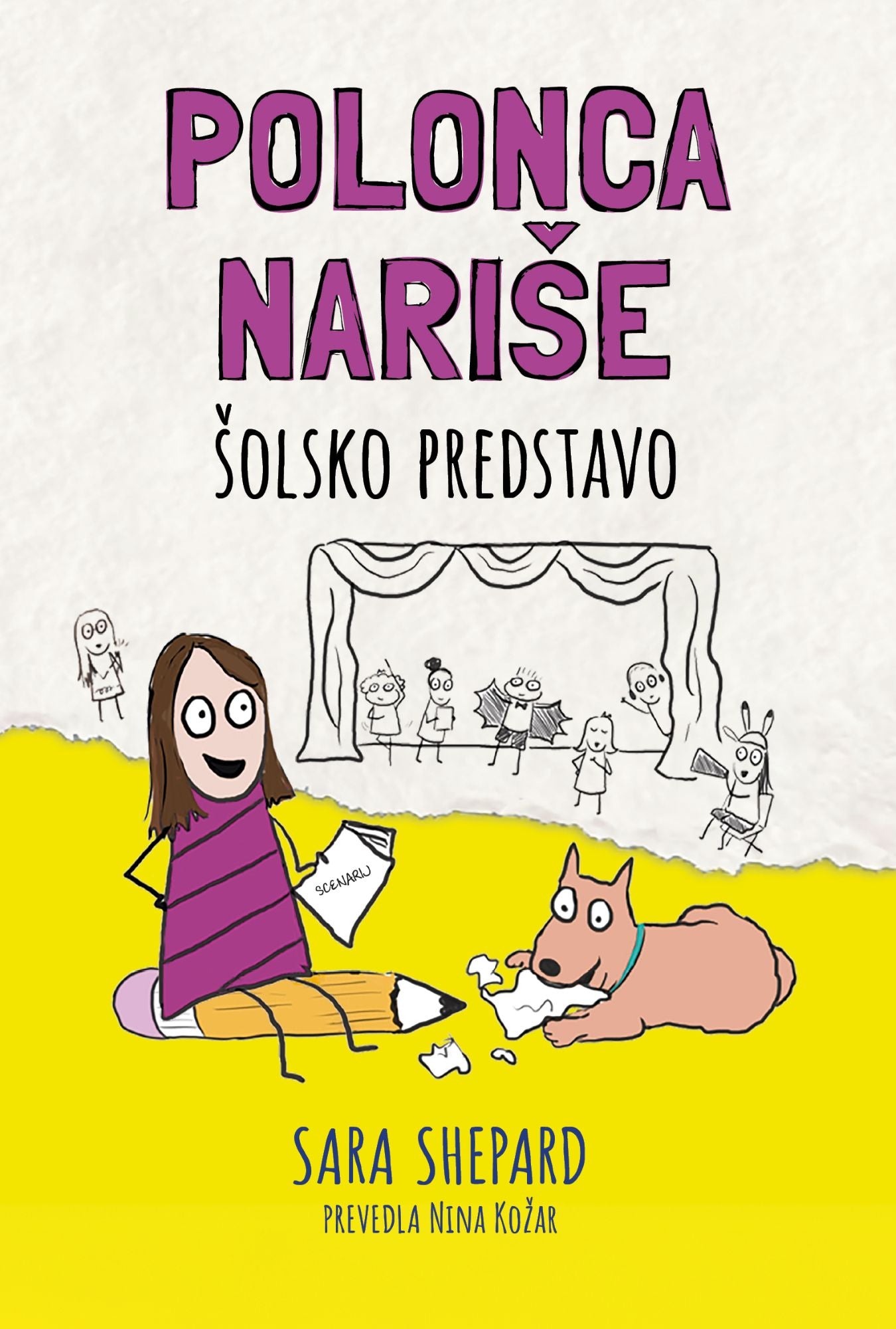 Polonca nariše šolsko predstavo