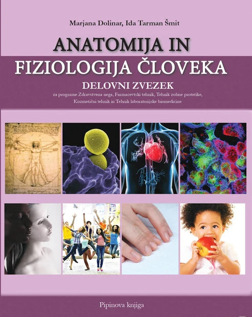 Anatomija in fiziologija človeka, delovni zvezek