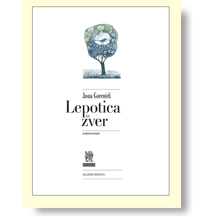LEPOTICA IN ZVER: ZA FLAVTO IN KLAVIR