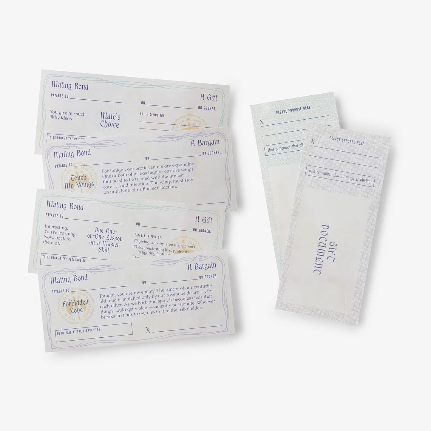 Romantasy Sex Checks: 60 Certificates for Making Magic Between the Covers