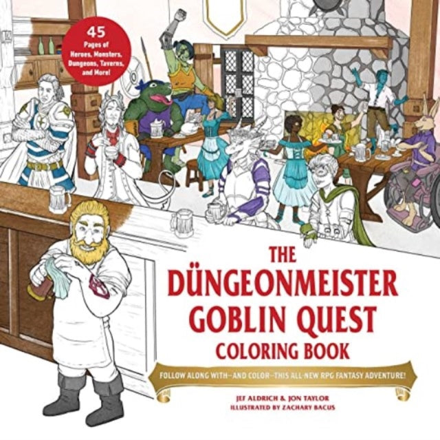 Dungeonmeister Goblin Quest Coloring Book