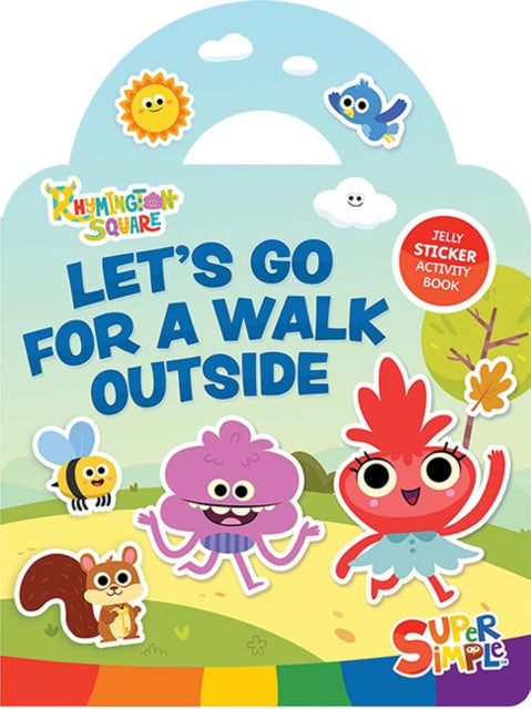 Super Simple™ Rhymington Square Let's Go for a Walk Outside Jelly Sticker Playset (Includes 23 Reusable Stickers!)