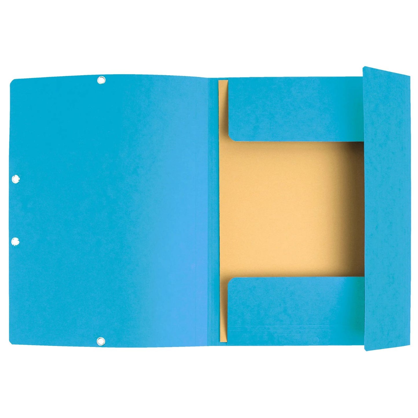 Mapa s klapo in elastiko Exacompta, A4, kartonska, turkizna