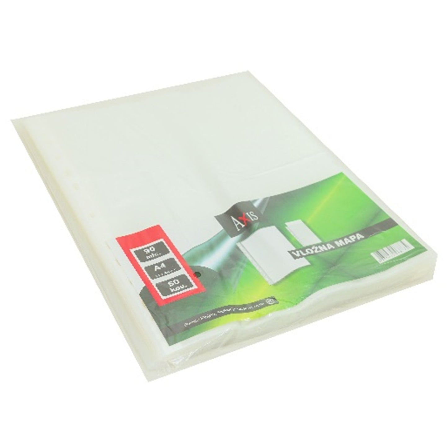 MAPA PP A4 U VL.AXIS 90MIC SIJ. 240X305 50/1