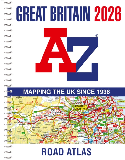 Great Britain A-Z Road Atlas 2026 (A4 Spiral)