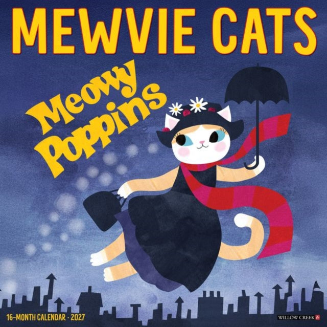 Mewvie Cats 2027 Wall
