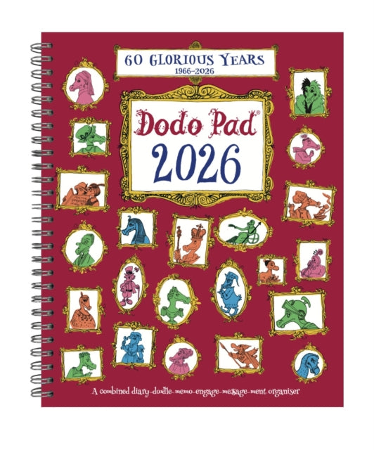 Dodo Pad Original Desk Diary 2026 - Week to View, Calendar Year Diary