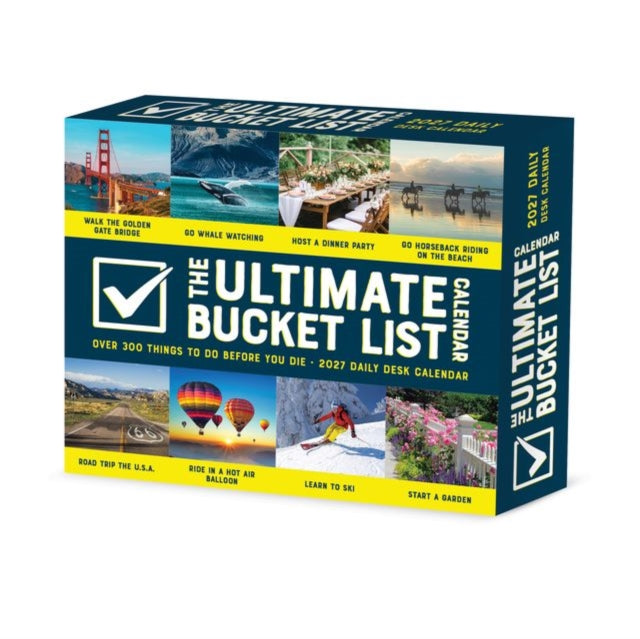 The Ultimate Bucket List Calendar 2027 Box