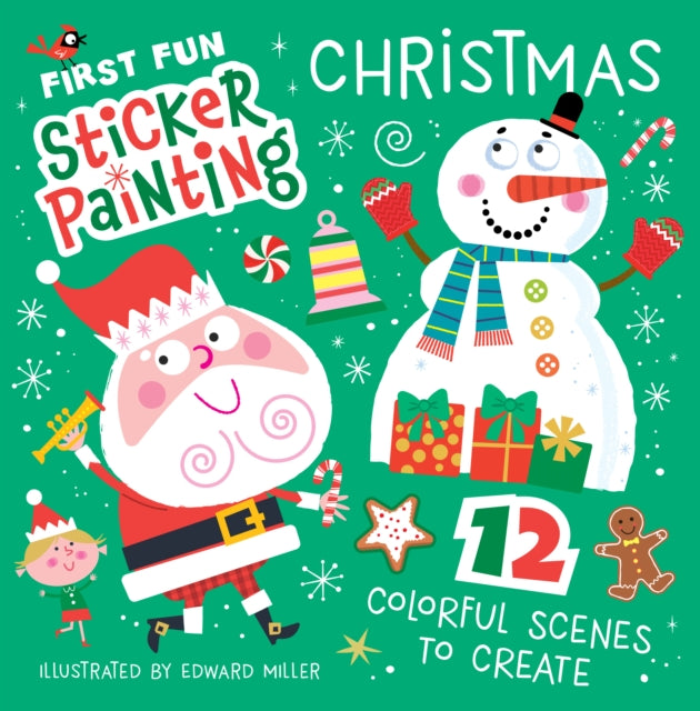 First Fun Sticker Painting: Christmas