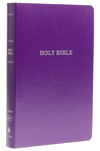 KJV Holy Bible: Gift and Award, Purple Leather-Look, Red Letter, Comfort Print: King James Version