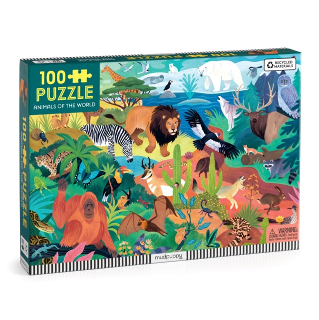 Animals of the World 100 Piece Puzzle