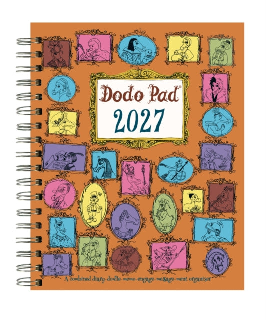 Dodo Pad Original Desk Diary 2027 HARDCOVER- Week to View, Calendar Year Diary