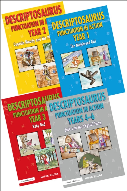 Descriptosaurus Punctuation in Action 4 Book Bundle