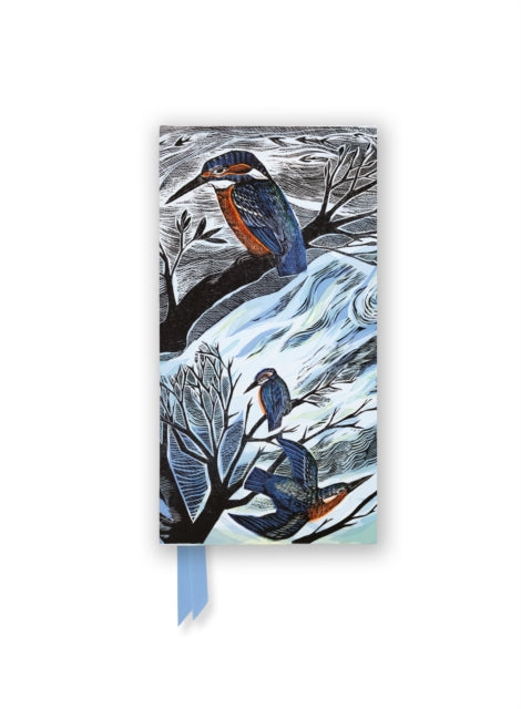 Angela Harding: Suffolk Kingfishers (Foiled Slimline Journal)