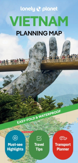 Lonely Planet Vietnam Planning Map