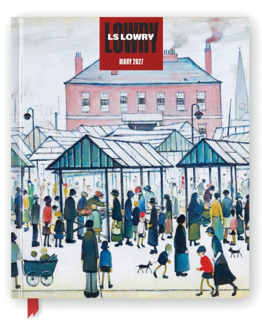 Lowry 2027 Desk Diary Planner - Week to View, Illustrated throughout