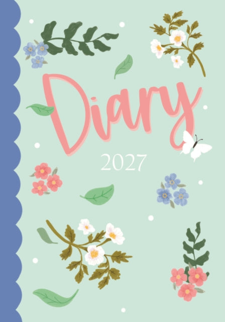 Fashion Diary Scallop Floral A6 D