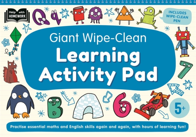 5+ Giant Wipe-Clean Learning Activity Pad