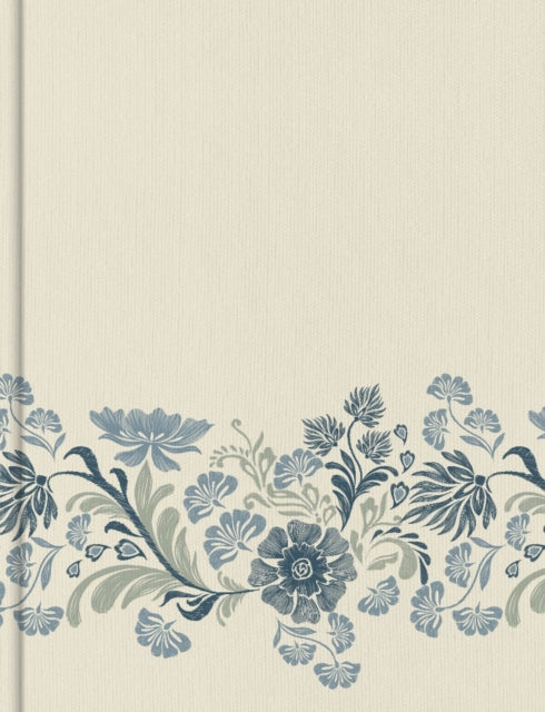 Csb Notetaking Bible, Large Print Edition, Cream Floral Cloth over Board