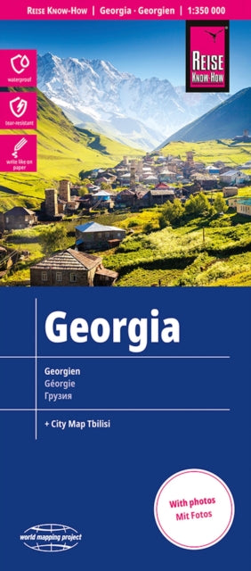 Georgie Map including Tbilisi city map