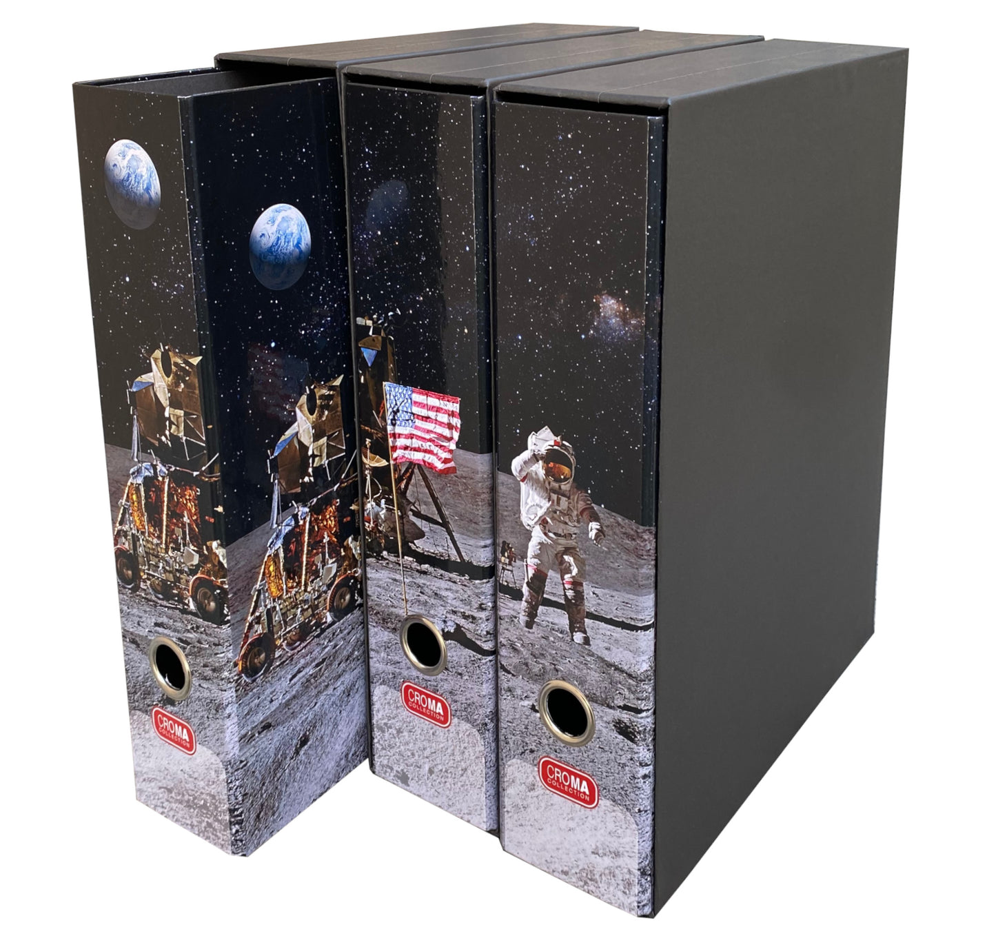 Set 3 rinčnih map A4 Croma 3/1, Luna