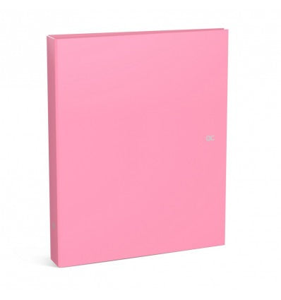 Mapa kartonska A4, Quatro Colori, ROZA