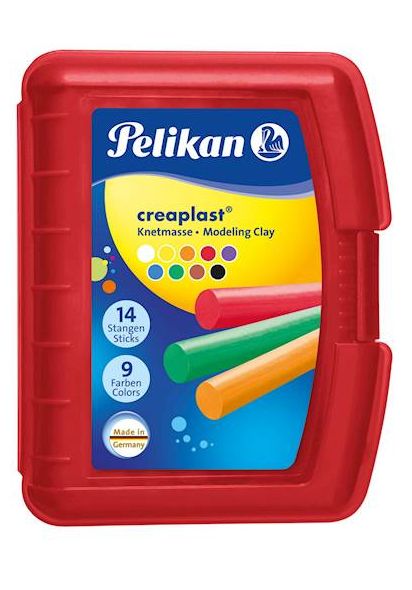 Plastelin Pelikan Creaplast, 9/1, rdeča škatla
