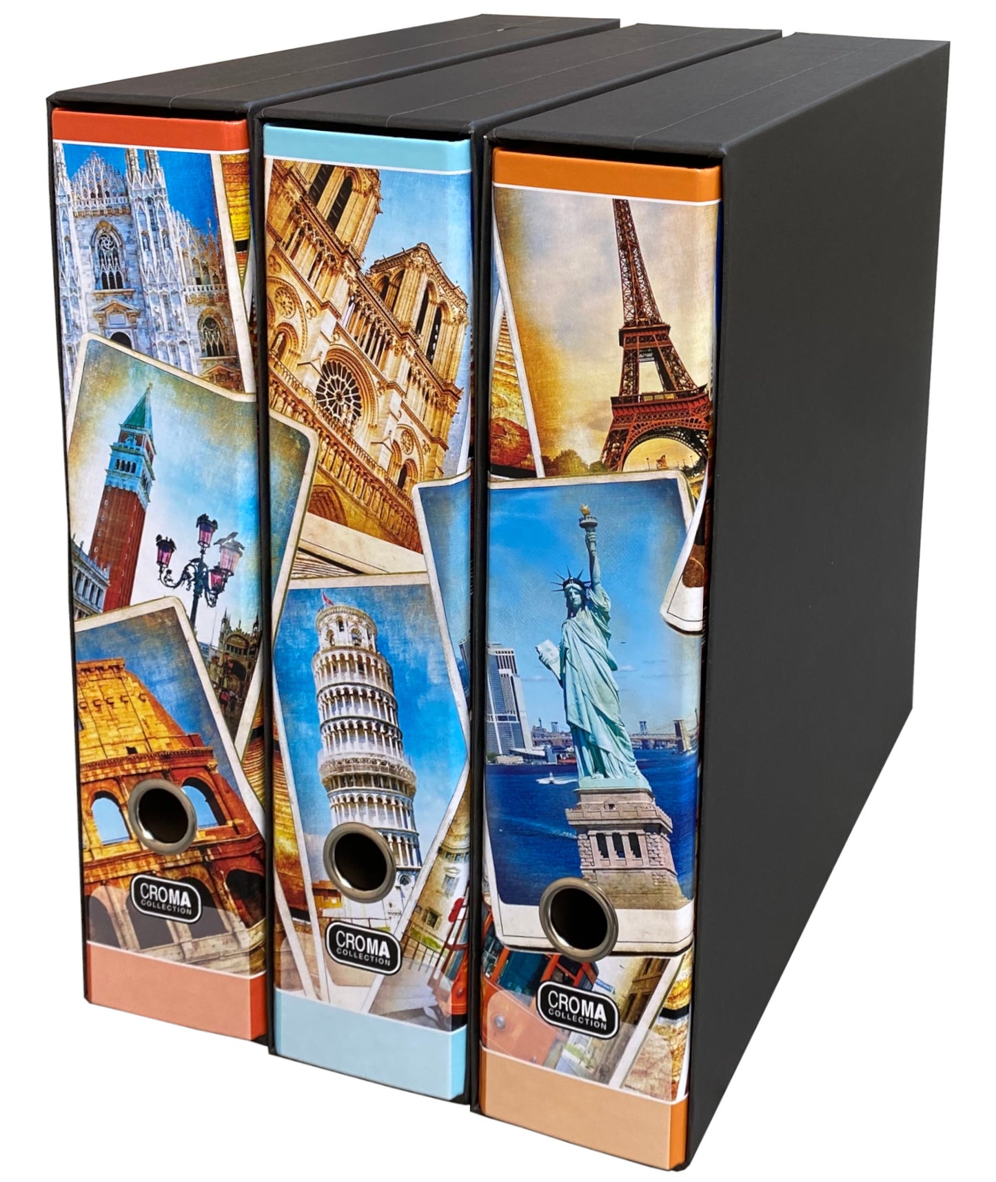 Set 3 rinčnih map A4 Croma 3/1, Potovanja