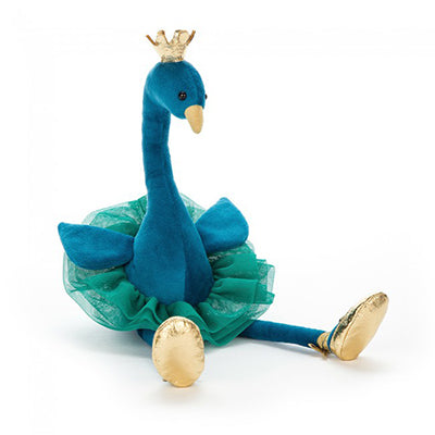Plišasta igrača Labod Fancy - JELLYCAT, 34 cm