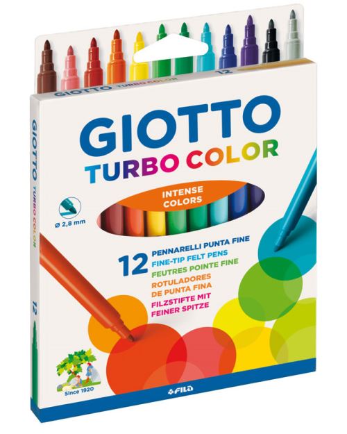 FLOMASTRI GIOTTO 071400 TURBO COLOR  12/1 (MP)