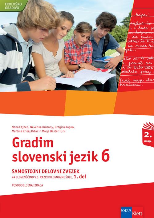 GRADIM SLOVENSKI JEZIK 6 - SDZ, PRENOVLJENO