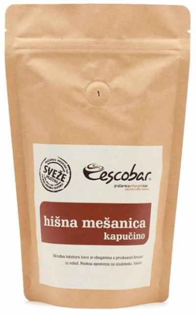 Kava ESCOBAR Hišna mešanica kapučino, 100g mleta