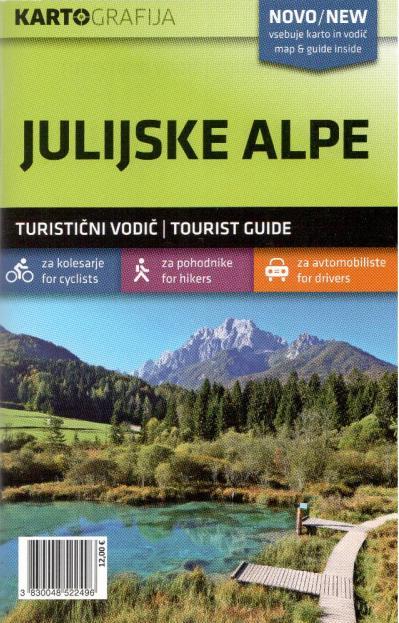 JULIJSKE ALPE - TURISTIČNA KARTA