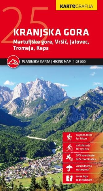 Kranjska gora 1:25.000 (planinska karta)