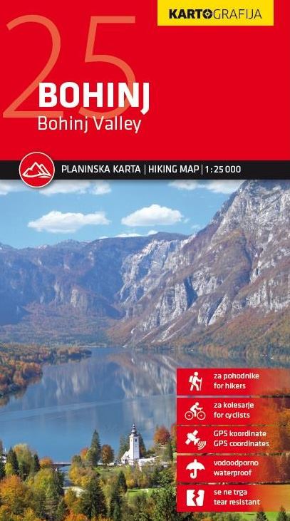 Bohinj 1:25.000 (planinska karta)