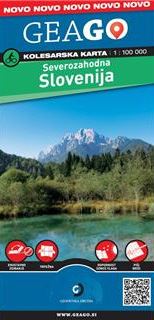 SEVEROZAHODNA SLOVENIJA: KOLESARSKA KARTA 1: 100 000