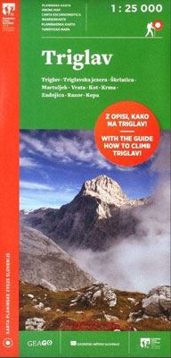 TRIGLAV PZS 1:25.000 PLANINSKA KARTA