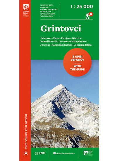 GRINTOVCI 1:25 000 PLANINSKA KARTA