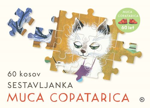 Muca copatarica - sestavljanka, 60 kosov