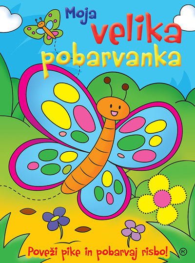 MOJA VELIKA POBARVANKA - METULJČEK