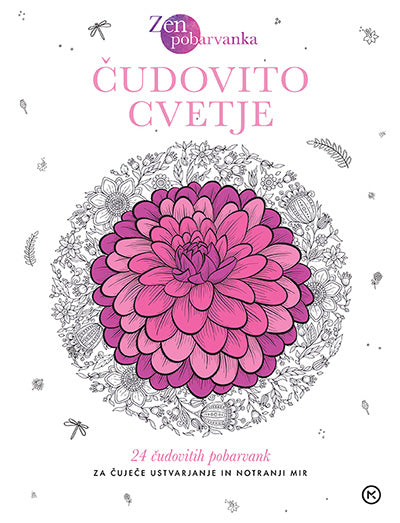 Zen pobarvanka: Čudovito cvetje