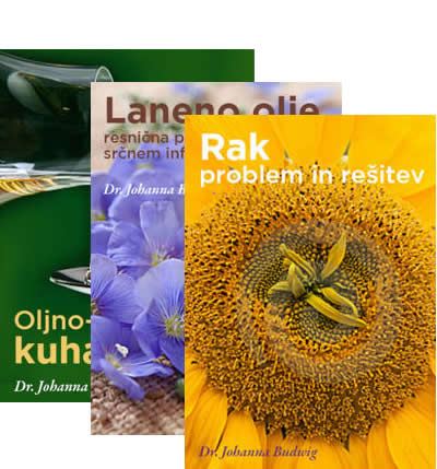 KOMPLET TREH KNJIG JOHANNE BUDWIG