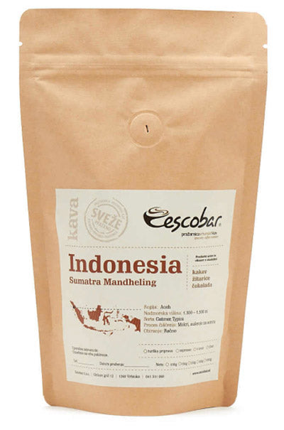 Kava ESCOBAR Indonezija Sumatra, 100g