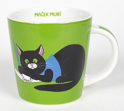 SKODELICA MAČEK MURI ZELENA 350ML