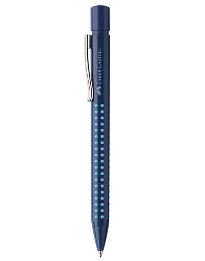 KEMIČNI SVINČNIK FABER-CASTELL GRIP, moder-svetlo moder