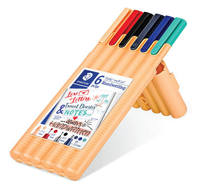 SET STAEDTLER 34 SB6HW TRIPLUS 6/1 PASTEL ETUI XXX